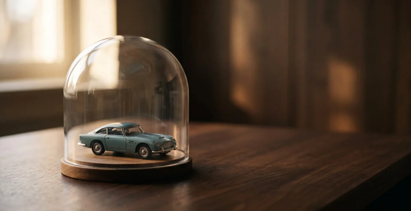 Illustration symbolique d'une voiture protégée représentant la préservation de l'épargne après un accident grave